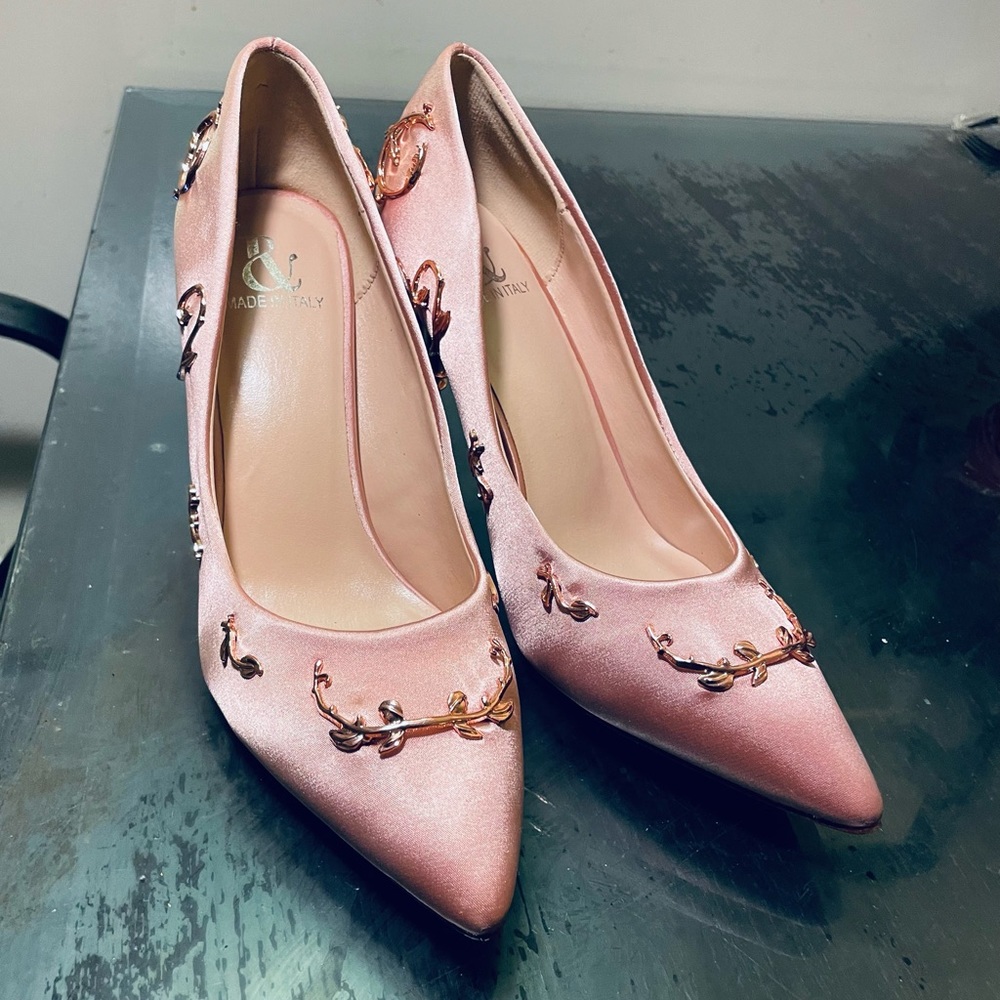 Rose gold heels